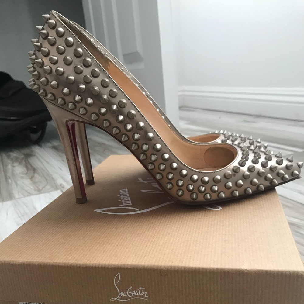 Christian Louboutin Pigalle Spikes Size: 38.5